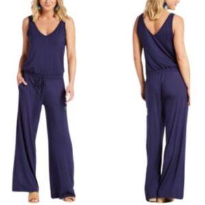 Michael Stars Women’s Jersey Drape Jumpsuit Sz L